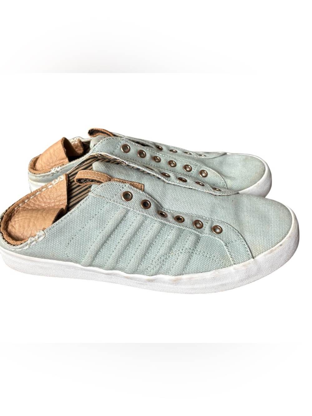 Billy Reid K Swiss Blue Sneakers Leather Heels